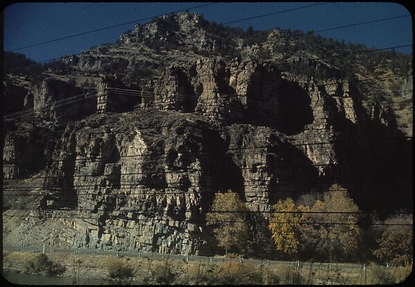 [210 Landscape Views from Train Window: "California Zephyr Train Trip" and "Chicago Train Trip"], Walker Evans (American, St. Louis, Missouri 1903–1975 New Haven, Connecticut), Color film transparency