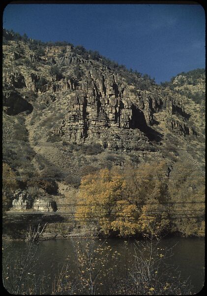 [210 Landscape Views from Train Window: "California Zephyr Train Trip" and "Chicago Train Trip"], Walker Evans (American, St. Louis, Missouri 1903–1975 New Haven, Connecticut), Color film transparency