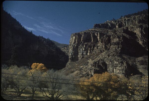 [210 Landscape Views from Train Window: "California Zephyr Train Trip" and "Chicago Train Trip"], Walker Evans (American, St. Louis, Missouri 1903–1975 New Haven, Connecticut), Color film transparency