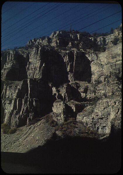 [210 Landscape Views from Train Window: "California Zephyr Train Trip" and "Chicago Train Trip"], Walker Evans (American, St. Louis, Missouri 1903–1975 New Haven, Connecticut), Color film transparency