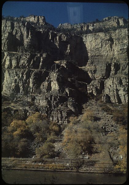 [210 Landscape Views from Train Window: "California Zephyr Train Trip" and "Chicago Train Trip"], Walker Evans (American, St. Louis, Missouri 1903–1975 New Haven, Connecticut), Color film transparency