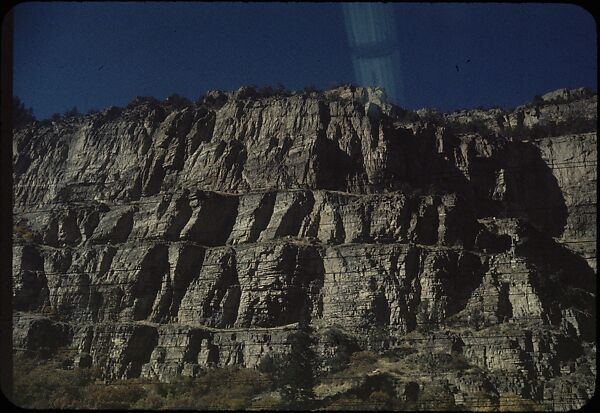 [210 Landscape Views from Train Window: "California Zephyr Train Trip" and "Chicago Train Trip"], Walker Evans (American, St. Louis, Missouri 1903–1975 New Haven, Connecticut), Color film transparency