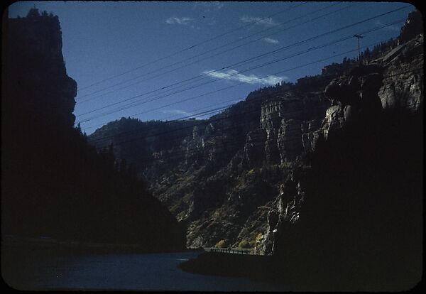 [210 Landscape Views from Train Window: "California Zephyr Train Trip" and "Chicago Train Trip"], Walker Evans (American, St. Louis, Missouri 1903–1975 New Haven, Connecticut), Color film transparency