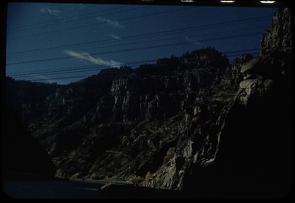 [210 Landscape Views from Train Window: "California Zephyr Train Trip" and "Chicago Train Trip"], Walker Evans (American, St. Louis, Missouri 1903–1975 New Haven, Connecticut), Color film transparency