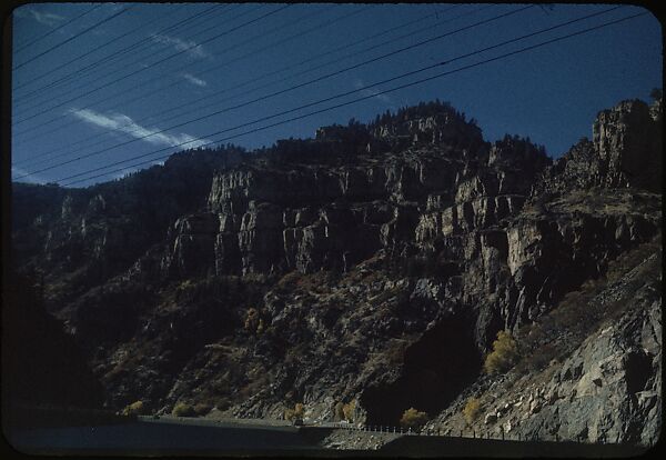 [210 Landscape Views from Train Window: "California Zephyr Train Trip" and "Chicago Train Trip"], Walker Evans (American, St. Louis, Missouri 1903–1975 New Haven, Connecticut), Color film transparency