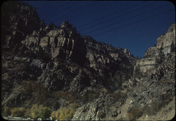 [210 Landscape Views from Train Window: "California Zephyr Train Trip" and "Chicago Train Trip"], Walker Evans (American, St. Louis, Missouri 1903–1975 New Haven, Connecticut), Color film transparency