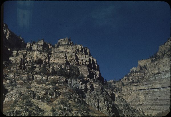 [210 Landscape Views from Train Window: "California Zephyr Train Trip" and "Chicago Train Trip"], Walker Evans (American, St. Louis, Missouri 1903–1975 New Haven, Connecticut), Color film transparency