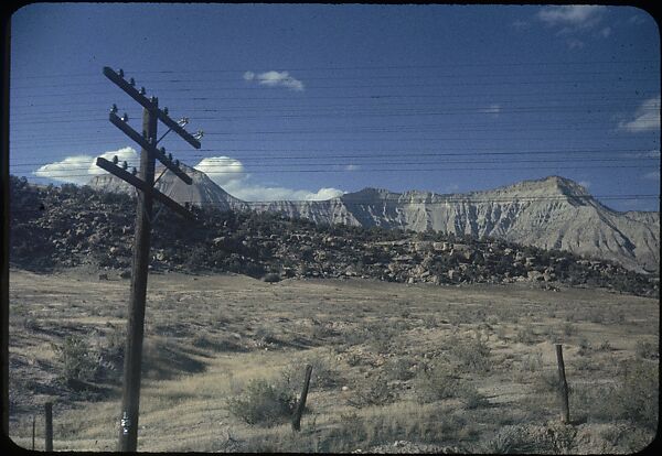 [210 Landscape Views from Train Window: "California Zephyr Train Trip" and "Chicago Train Trip"], Walker Evans (American, St. Louis, Missouri 1903–1975 New Haven, Connecticut), Color film transparency