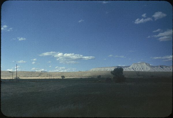 [210 Landscape Views from Train Window: "California Zephyr Train Trip" and "Chicago Train Trip"], Walker Evans (American, St. Louis, Missouri 1903–1975 New Haven, Connecticut), Color film transparency