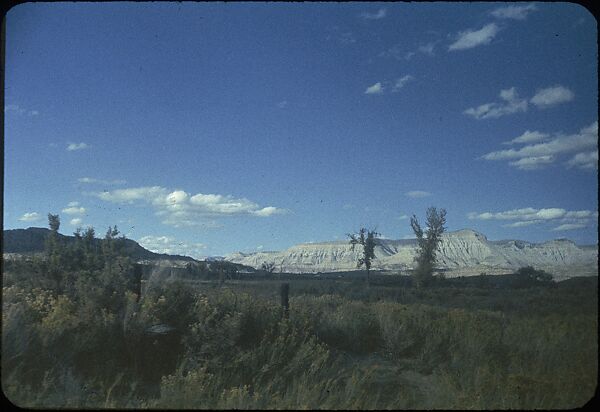 [210 Landscape Views from Train Window: "California Zephyr Train Trip" and "Chicago Train Trip"], Walker Evans (American, St. Louis, Missouri 1903–1975 New Haven, Connecticut), Color film transparency