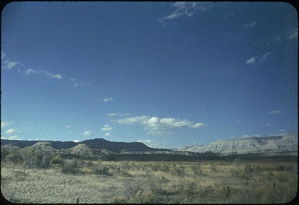 [210 Landscape Views from Train Window: "California Zephyr Train Trip" and "Chicago Train Trip"], Walker Evans (American, St. Louis, Missouri 1903–1975 New Haven, Connecticut), Color film transparency