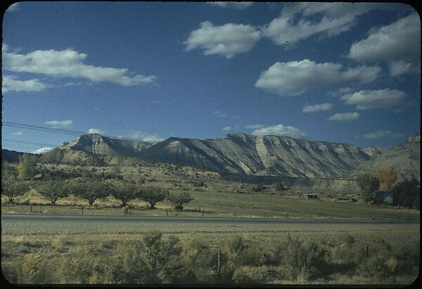 [210 Landscape Views from Train Window: "California Zephyr Train Trip" and "Chicago Train Trip"], Walker Evans (American, St. Louis, Missouri 1903–1975 New Haven, Connecticut), Color film transparency