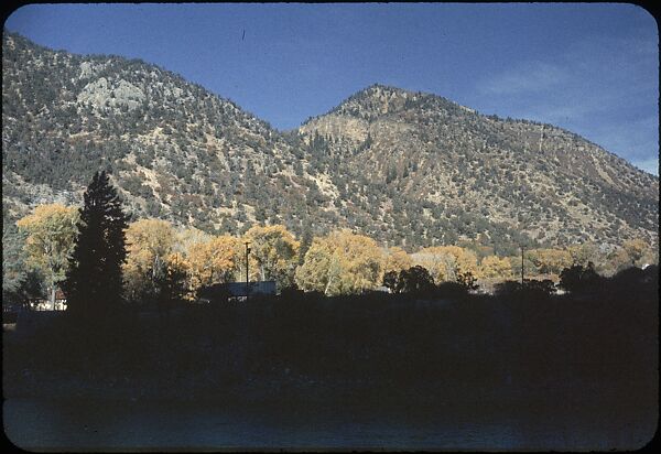 [210 Landscape Views from Train Window: "California Zephyr Train Trip" and "Chicago Train Trip"], Walker Evans (American, St. Louis, Missouri 1903–1975 New Haven, Connecticut), Color film transparency