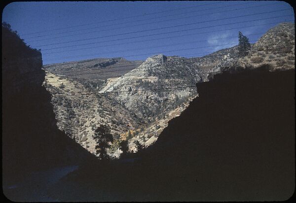 [210 Landscape Views from Train Window: "California Zephyr Train Trip" and "Chicago Train Trip"], Walker Evans (American, St. Louis, Missouri 1903–1975 New Haven, Connecticut), Color film transparency
