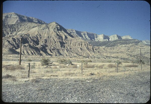 [210 Landscape Views from Train Window: "California Zephyr Train Trip" and "Chicago Train Trip"], Walker Evans (American, St. Louis, Missouri 1903–1975 New Haven, Connecticut), Color film transparency