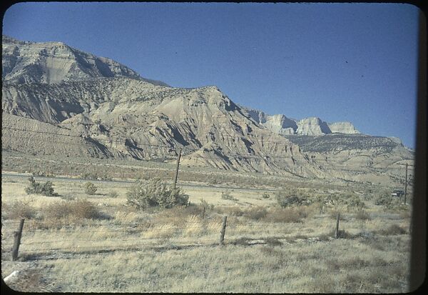 [210 Landscape Views from Train Window: "California Zephyr Train Trip" and "Chicago Train Trip"], Walker Evans (American, St. Louis, Missouri 1903–1975 New Haven, Connecticut), Color film transparency