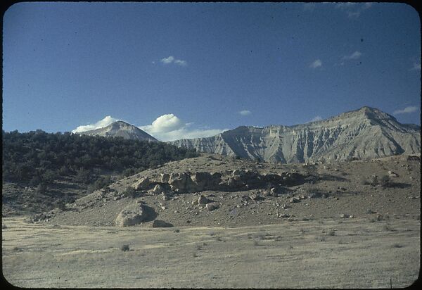 [210 Landscape Views from Train Window: "California Zephyr Train Trip" and "Chicago Train Trip"], Walker Evans (American, St. Louis, Missouri 1903–1975 New Haven, Connecticut), Color film transparency