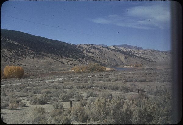 [210 Landscape Views from Train Window: "California Zephyr Train Trip" and "Chicago Train Trip"], Walker Evans (American, St. Louis, Missouri 1903–1975 New Haven, Connecticut), Color film transparency