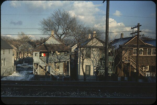 [210 Landscape Views from Train Window: "California Zephyr Train Trip" and "Chicago Train Trip"], Walker Evans (American, St. Louis, Missouri 1903–1975 New Haven, Connecticut), Color film transparency