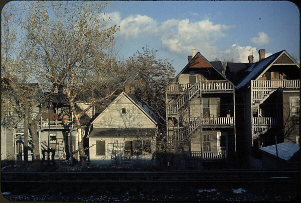 [210 Landscape Views from Train Window: "California Zephyr Train Trip" and "Chicago Train Trip"], Walker Evans (American, St. Louis, Missouri 1903–1975 New Haven, Connecticut), Color film transparency