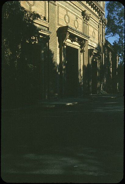 [56 Architectural Studies, Including Views of the San Francisco Palace of Fine Arts, Ann Merts House, and Hale House, Springs, New York], Walker Evans (American, St. Louis, Missouri 1903–1975 New Haven, Connecticut), Color film transparency