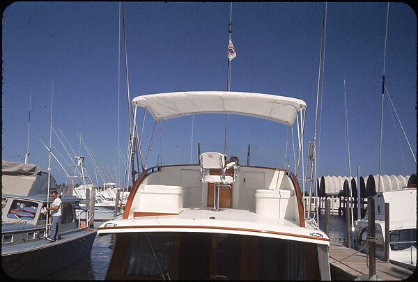 [37 Views of Boats and Marina, Rybovich Boat Works, Florida], Walker Evans (American, St. Louis, Missouri 1903–1975 New Haven, Connecticut), Color film transparency
