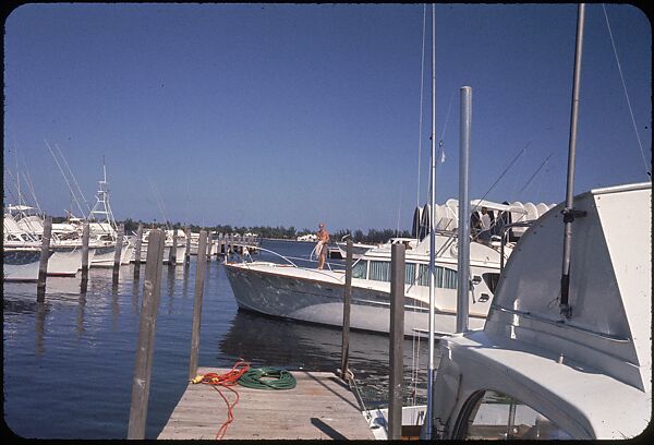 [37 Views of Boats and Marina, Rybovich Boat Works, Florida], Walker Evans (American, St. Louis, Missouri 1903–1975 New Haven, Connecticut), Color film transparency