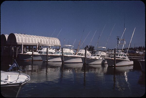 [37 Views of Boats and Marina, Rybovich Boat Works, Florida], Walker Evans (American, St. Louis, Missouri 1903–1975 New Haven, Connecticut), Color film transparency