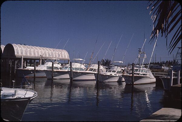 [37 Views of Boats and Marina, Rybovich Boat Works, Florida], Walker Evans (American, St. Louis, Missouri 1903–1975 New Haven, Connecticut), Color film transparency