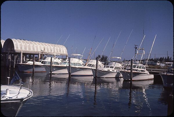 [37 Views of Boats and Marina, Rybovich Boat Works, Florida], Walker Evans (American, St. Louis, Missouri 1903–1975 New Haven, Connecticut), Color film transparency