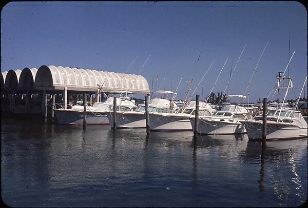 [37 Views of Boats and Marina, Rybovich Boat Works, Florida], Walker Evans (American, St. Louis, Missouri 1903–1975 New Haven, Connecticut), Color film transparency
