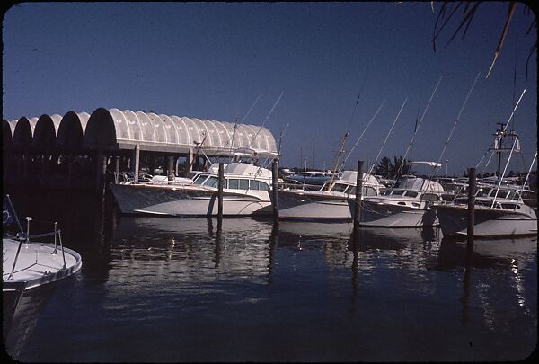 [37 Views of Boats and Marina, Rybovich Boat Works, Florida], Walker Evans (American, St. Louis, Missouri 1903–1975 New Haven, Connecticut), Color film transparency