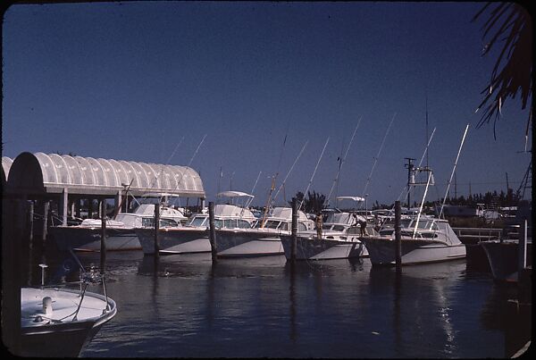 [37 Views of Boats and Marina, Rybovich Boat Works, Florida], Walker Evans (American, St. Louis, Missouri 1903–1975 New Haven, Connecticut), Color film transparency