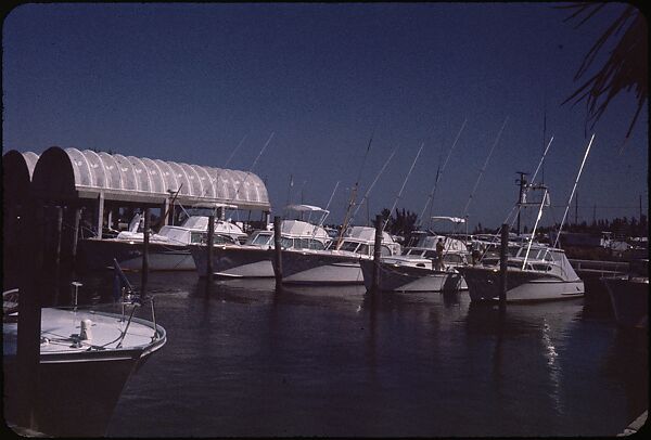 [37 Views of Boats and Marina, Rybovich Boat Works, Florida], Walker Evans (American, St. Louis, Missouri 1903–1975 New Haven, Connecticut), Color film transparency
