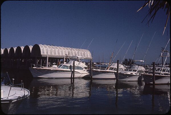 [37 Views of Boats and Marina, Rybovich Boat Works, Florida], Walker Evans (American, St. Louis, Missouri 1903–1975 New Haven, Connecticut), Color film transparency