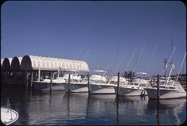 [37 Views of Boats and Marina, Rybovich Boat Works, Florida], Walker Evans (American, St. Louis, Missouri 1903–1975 New Haven, Connecticut), Color film transparency