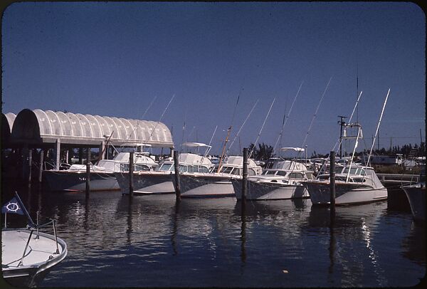 [37 Views of Boats and Marina, Rybovich Boat Works, Florida], Walker Evans (American, St. Louis, Missouri 1903–1975 New Haven, Connecticut), Color film transparency