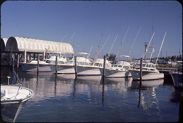 [37 Views of Boats and Marina, Rybovich Boat Works, Florida], Walker Evans (American, St. Louis, Missouri 1903–1975 New Haven, Connecticut), Color film transparency