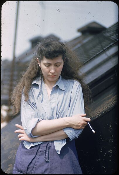 [9 Portraits of Jane Smith Evans], Walker Evans (American, St. Louis, Missouri 1903–1975 New Haven, Connecticut), Color film transparency 