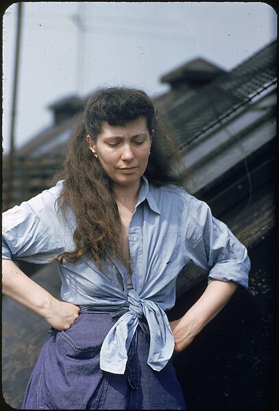 [9 Portraits of Jane Smith Evans], Walker Evans (American, St. Louis, Missouri 1903–1975 New Haven, Connecticut), Color film transparency