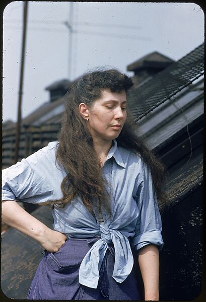 [9 Portraits of Jane Smith Evans], Walker Evans (American, St. Louis, Missouri 1903–1975 New Haven, Connecticut), Color film transparency
