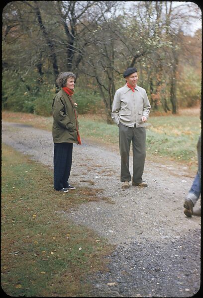 [20 Portraits of Eliza Parkinson and Unidentified Man, Saunderstown, Rhode Island], Walker Evans (American, St. Louis, Missouri 1903–1975 New Haven, Connecticut), Color film transparency