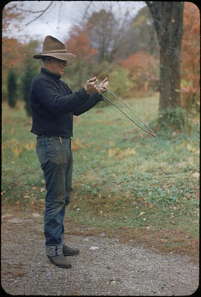 [20 Portraits of Eliza Parkinson and Unidentified Man, Saunderstown, Rhode Island], Walker Evans (American, St. Louis, Missouri 1903–1975 New Haven, Connecticut), Color film transparency