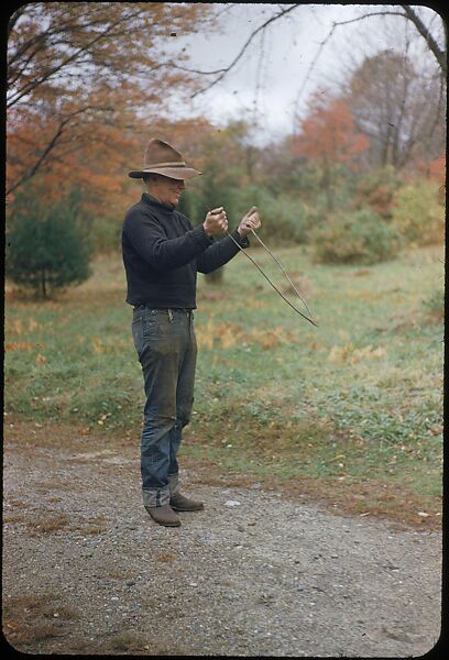 [20 Portraits of Eliza Parkinson and Unidentified Man, Saunderstown, Rhode Island], Walker Evans (American, St. Louis, Missouri 1903–1975 New Haven, Connecticut), Color film transparency