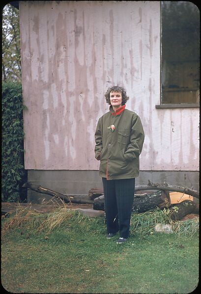 [20 Portraits of Eliza Parkinson and Unidentified Man, Saunderstown, Rhode Island], Walker Evans (American, St. Louis, Missouri 1903–1975 New Haven, Connecticut), Color film transparency