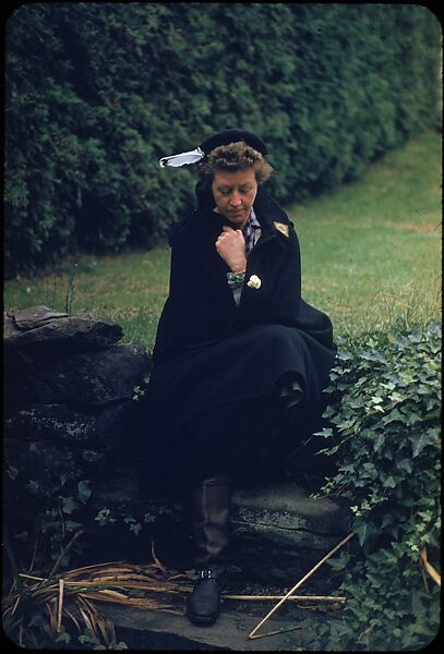 [20 Portraits of Eliza Parkinson and Unidentified Man, Saunderstown, Rhode Island], Walker Evans (American, St. Louis, Missouri 1903–1975 New Haven, Connecticut), Color film transparency