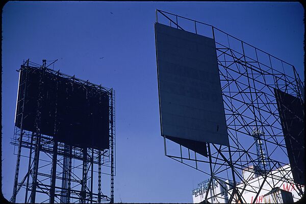 [83 Views of Billboards in Times Square, New York], Walker Evans (American, St. Louis, Missouri 1903–1975 New Haven, Connecticut), Color film transparency