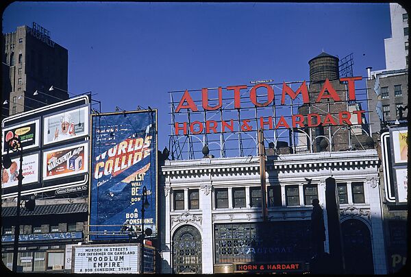 [83 Views of Billboards in Times Square, New York], Walker Evans (American, St. Louis, Missouri 1903–1975 New Haven, Connecticut), Color film transparency