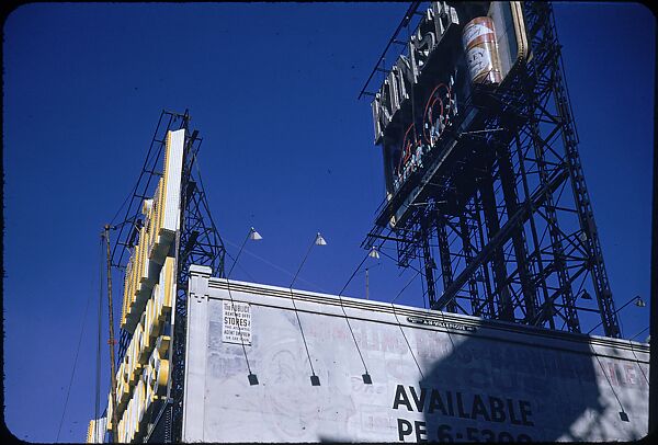 [83 Views of Billboards in Times Square, New York], Walker Evans (American, St. Louis, Missouri 1903–1975 New Haven, Connecticut), Color film transparency
