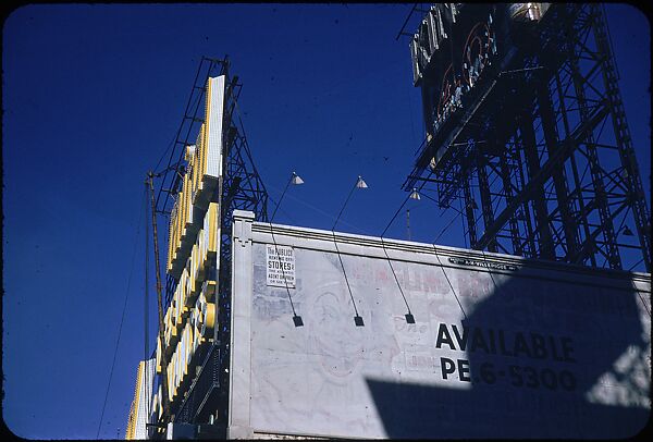 [83 Views of Billboards in Times Square, New York], Walker Evans (American, St. Louis, Missouri 1903–1975 New Haven, Connecticut), Color film transparency